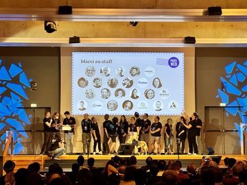 Les organisateurs de Paris Web réunis sur la scène